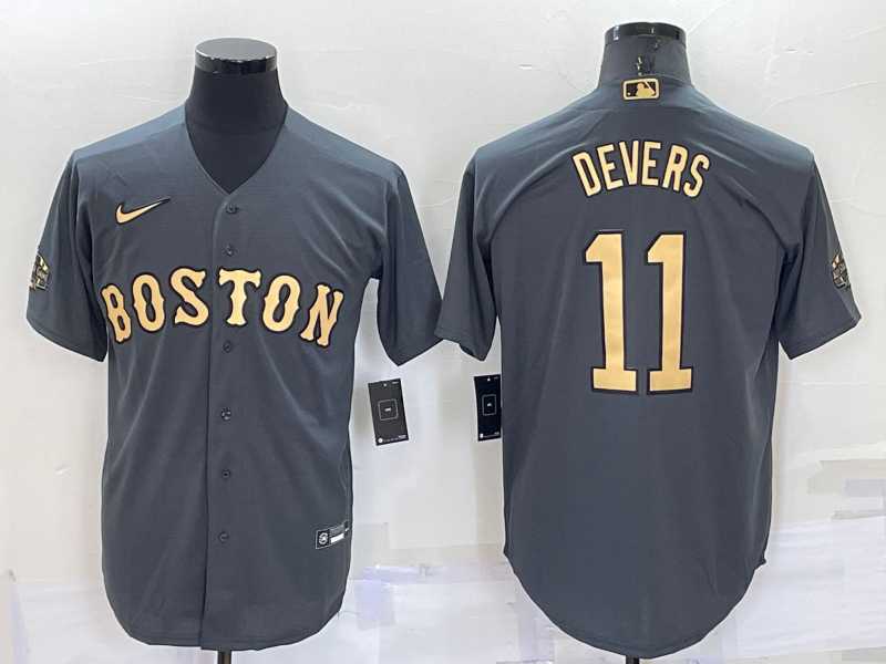 Boston Red Sox #11 Rafael Devers Grey 2022 All Star Stitched Cool Base Nike Jersey,We sell and wholesale Boston Red Sox #11 Rafael Devers Grey 2022 All Star Stitched Cool Base Nike Jersey on line form chian!